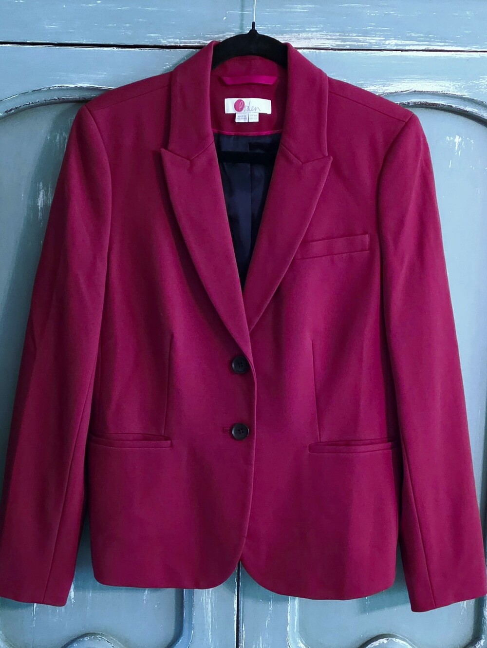 Like New Boden Cranberry Blazer 12